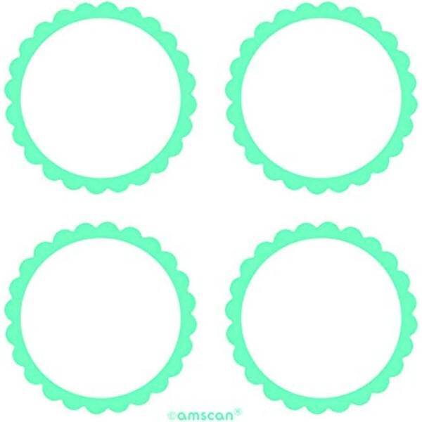 Amscan Candy Buffet Scalloped Labels (Pack of 20)
