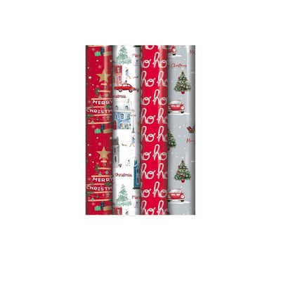 Eurowrap Zeitgenössisches Weihnachtsgeschenkpapier (42er-Pack)