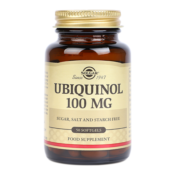Ubiquinol 100mg Reduced CoQ-10 50 Softgels