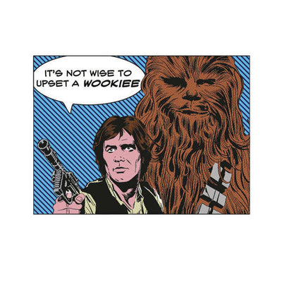 Superdrug Star Wars It´s Not Wise To Upset A Wookiee Canvas Print- Buy online at McGrocer