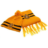 Harry Potter Kids Hufflepuff Crest Hat And Scarf Set