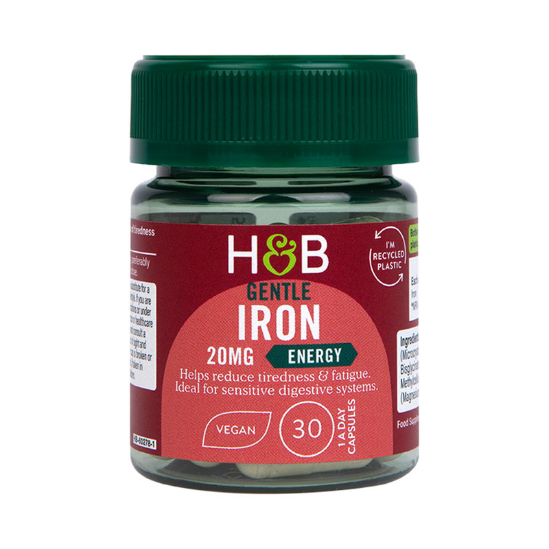 Holland Barrett Gentle Iron 20mg 30 Capsules