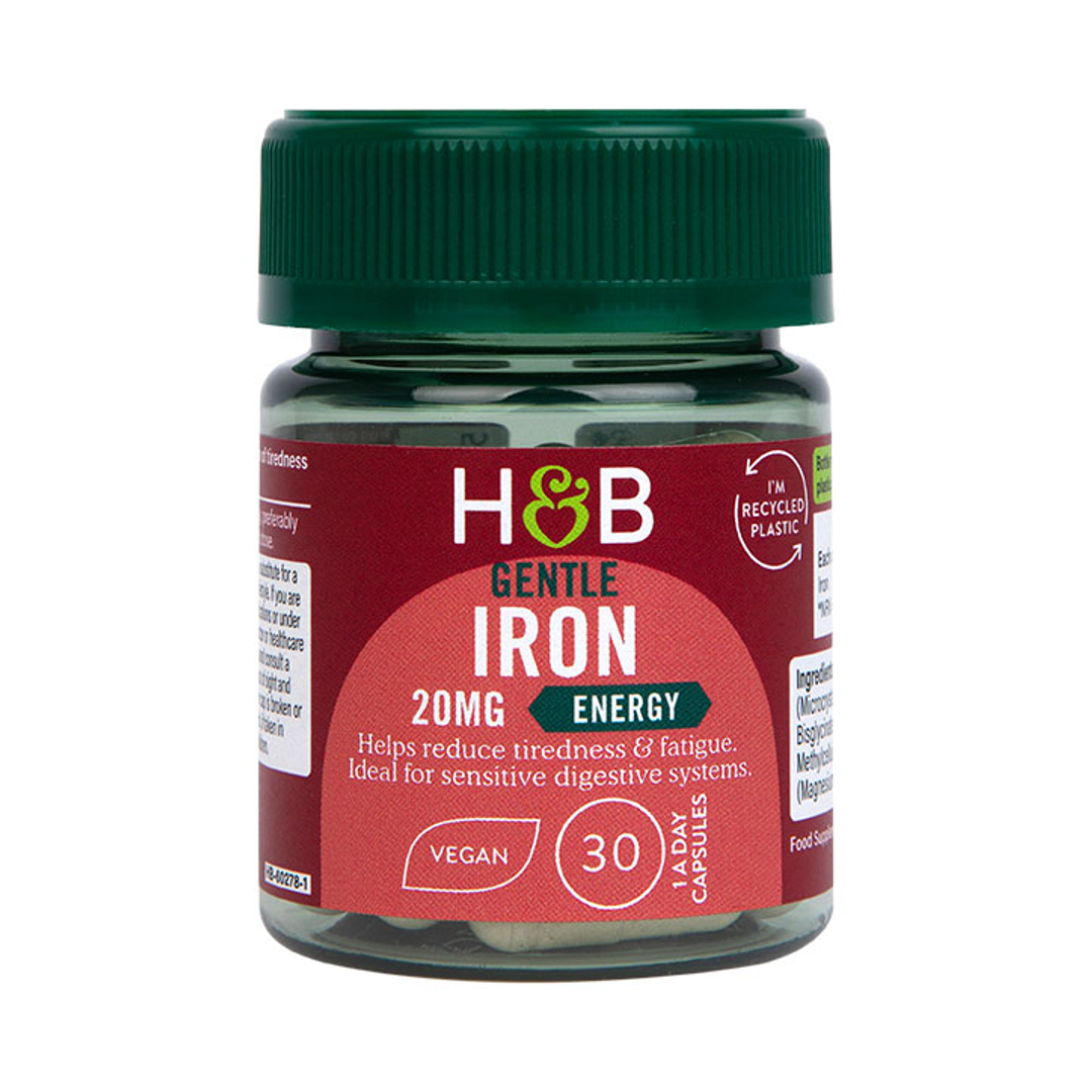 Holland Barrett Gentle Iron 20mg 30 Capsules
