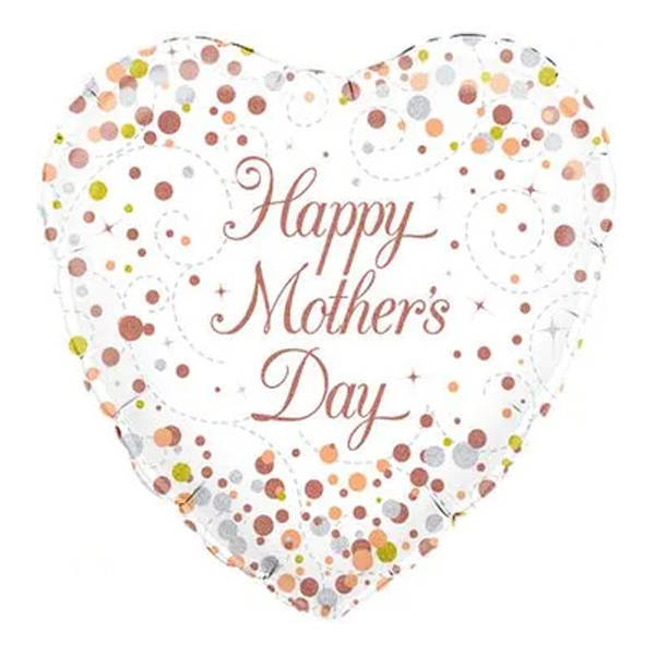 Oaktree Sparkling Fizz Holographic Mothers Day Balloon