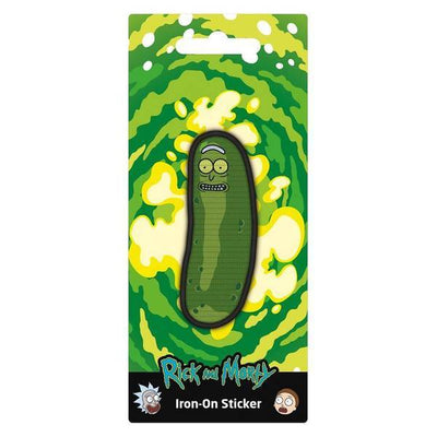 Superdrug Rick And Morty Embroidered Pickle Rick Iron On Patch- Buy online at McGrocer