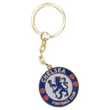 Chelsea FC Official Metal Football Crest Keyring