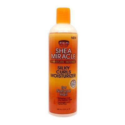 Superdrug African Pride Shea Butter Miracle Moisture Intense Curly Hair Moisturizer is rich cream and is both a conditioner and a styling help.- Buy online at McGrocer