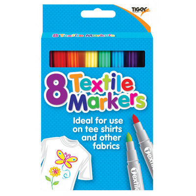 Marqueurs textile Tiger, set (lot de 8) - Acheter en ligne chez McGrocer