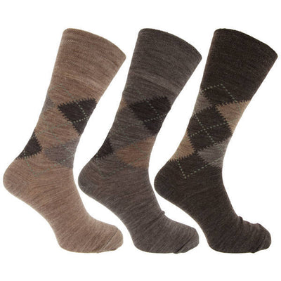 Superdrug Mens Non Elastic Wool Blend Socks (Pack Of 3) (UK Shoe 6-11)- Buy online at McGrocer