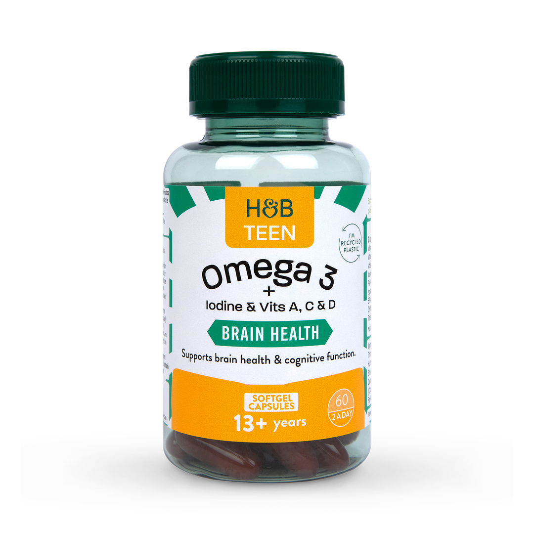 Holland Barrett Teen Brain Health With Omega 60 Softgel Capsule