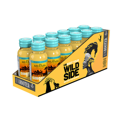Ginger and Chilli Functional Health Shot with Baobab and Turmeric 12 x 60ml