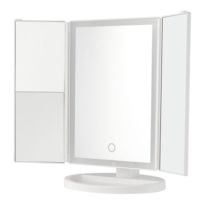 Superdrug Livingandhome Tri-Fold Sminkespeil med LED-strip Lys - Kjøp online hos McGrocer