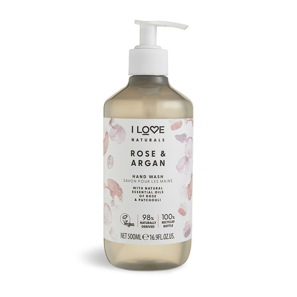 I Love Naturals Rose & Argan Hand Wash 500ml