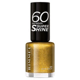 Rimmel 60 Seconds Glitter Nail Polish Gold