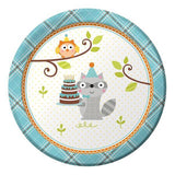 Creative Party Woodland Paper Cake Dessert Plate (Pack of 8)
