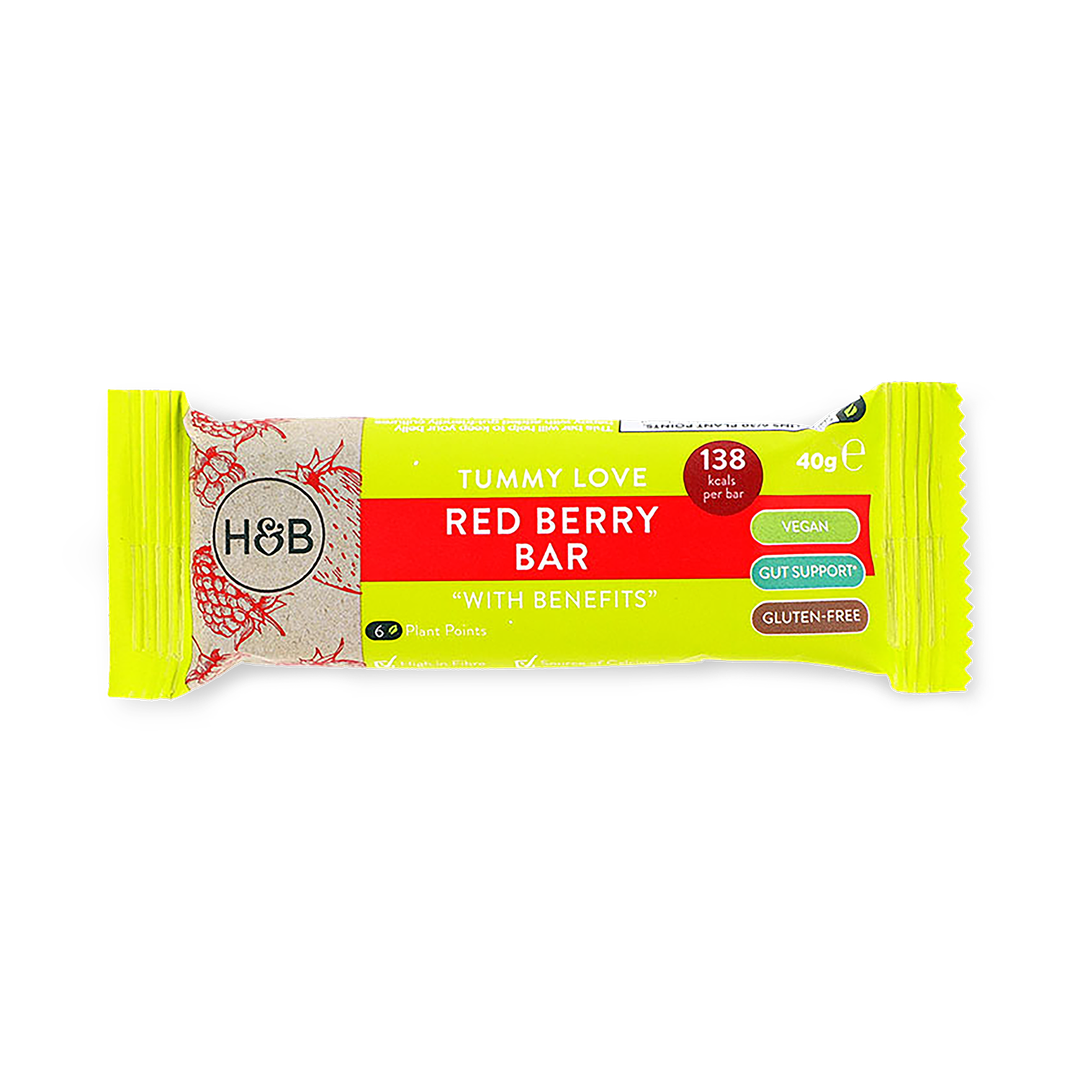 Holland Barrett Tummy Love Red Berry Bar with Benefits 40g
