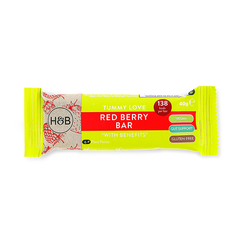 Holland Barrett Tummy Love Red Berry Bar with Benefits 40g
