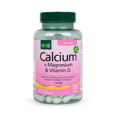 Holland & Barrett Holland Barrett Calcium Magnesium Vitamin D 120 Tablets- Buy online at McGrocer