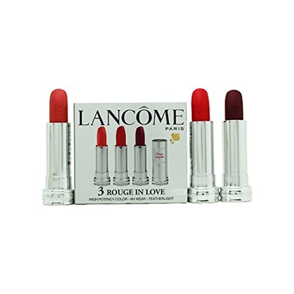 Lancome Rouge In Love Gavesett 3 x 3,40 g Leppestift