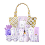 Livingandhome 15pcs Lavender-Scented Spa Bath Gift Set
