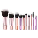 Livingandhome Set of 10 Portable Makeup Brush Tools