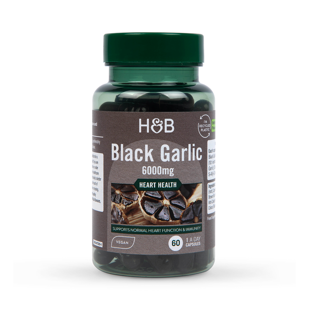Holland Barrett Black Garlic 6000mg 60 Capsules