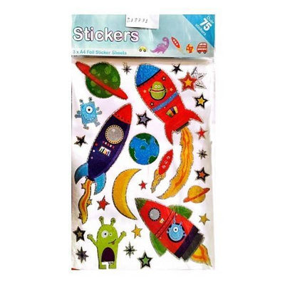 Superdrug Autocollants A4 Espace Extraterrestre en Aluminium (lot de 75) - Acheter en ligne sur McGrocer