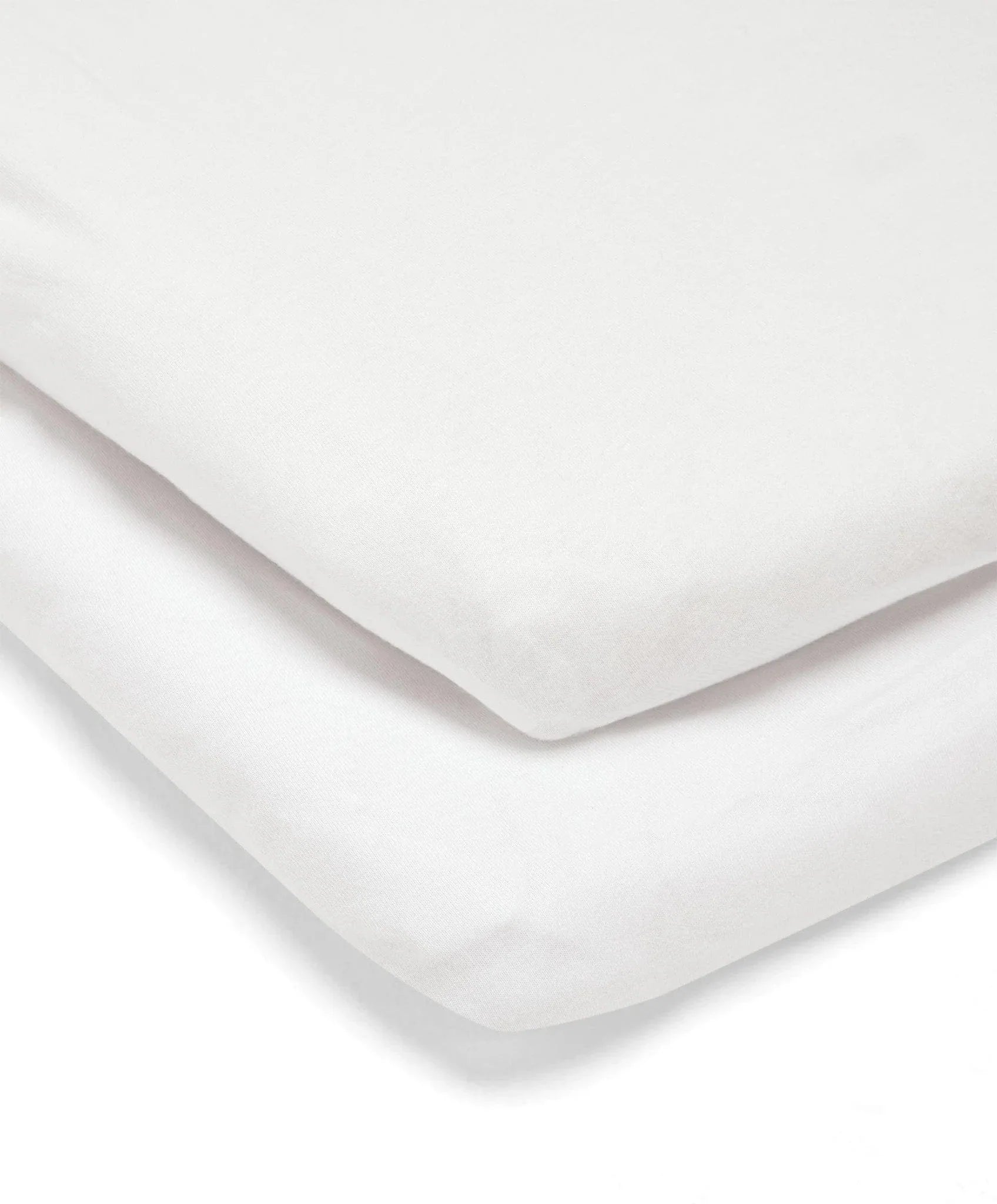 Mamas & Papas Lua white crib sheets 2 pack (British brand)