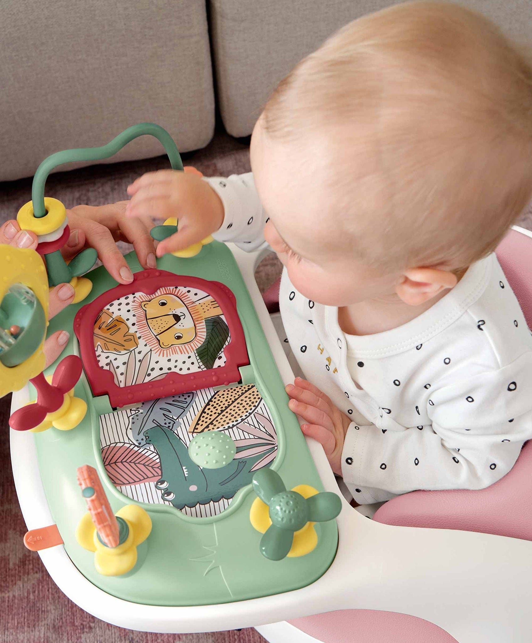 Mamas & Papas Baby Snug floor seat with tray Blossom, UK version
