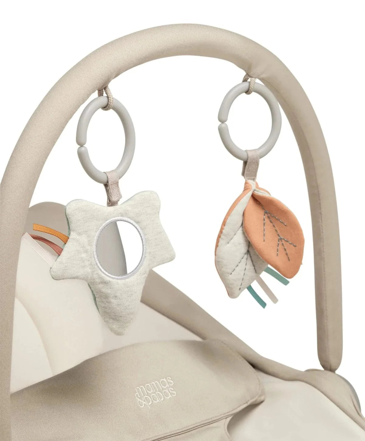 Mamas & Papas Tempo 3-in-1 rocker bouncer in Sand (British brand)