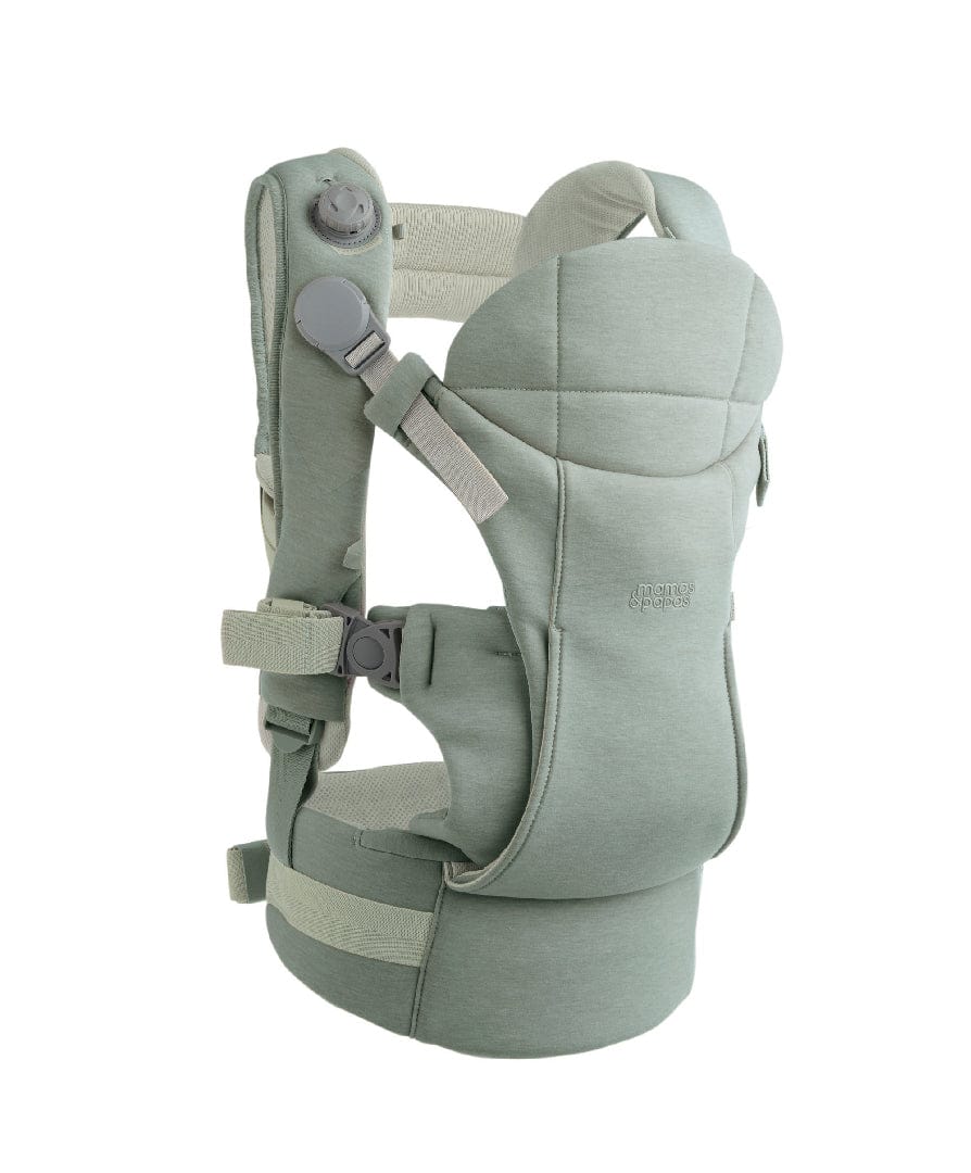 Mamas & Papas Kudo baby carrier in Sage, imported from the UK