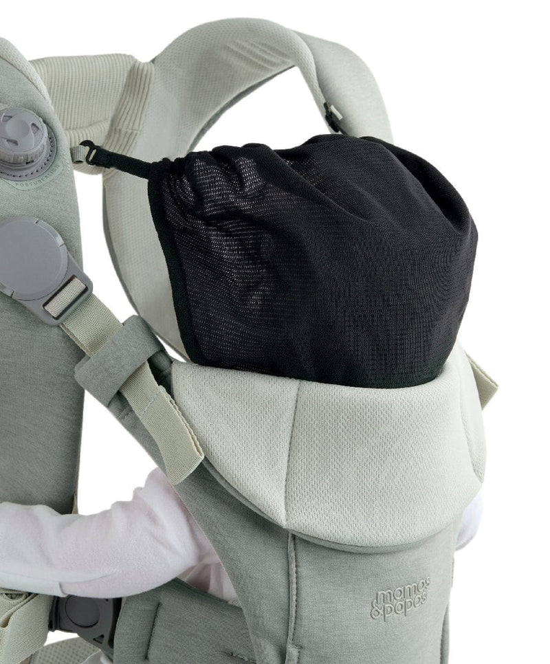 Mamas & Papas Kudo baby carrier in Sage, imported from the UK