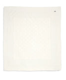 Mamas & Papas Pointelle knitted blanket 90x90cm, imported from the UK