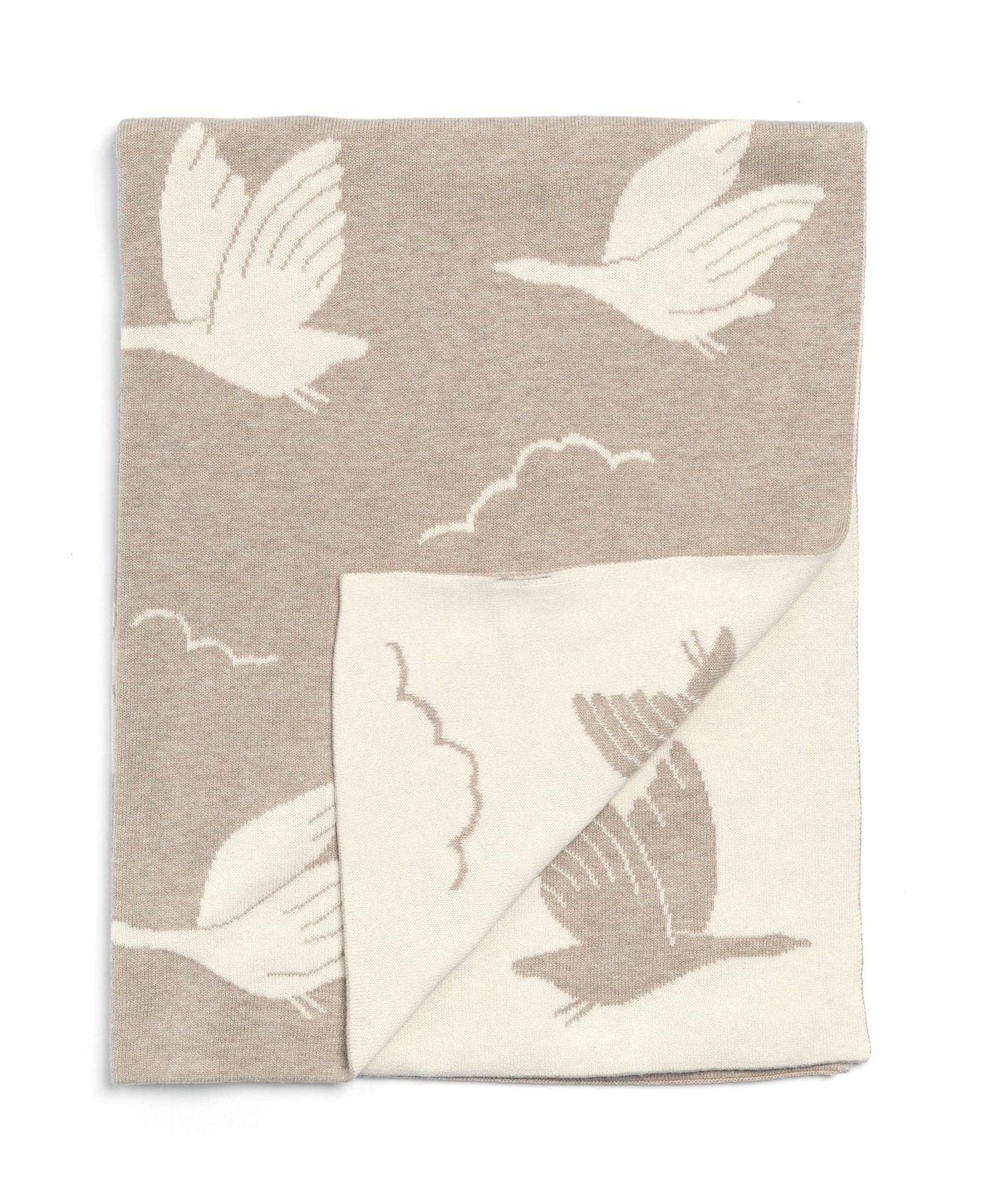 Mamas & Papas knitted blanket Duckling Mocha, UK version