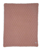 Mamas & Papas knitted baby blanket in Wildflower dusty peony, UK version
