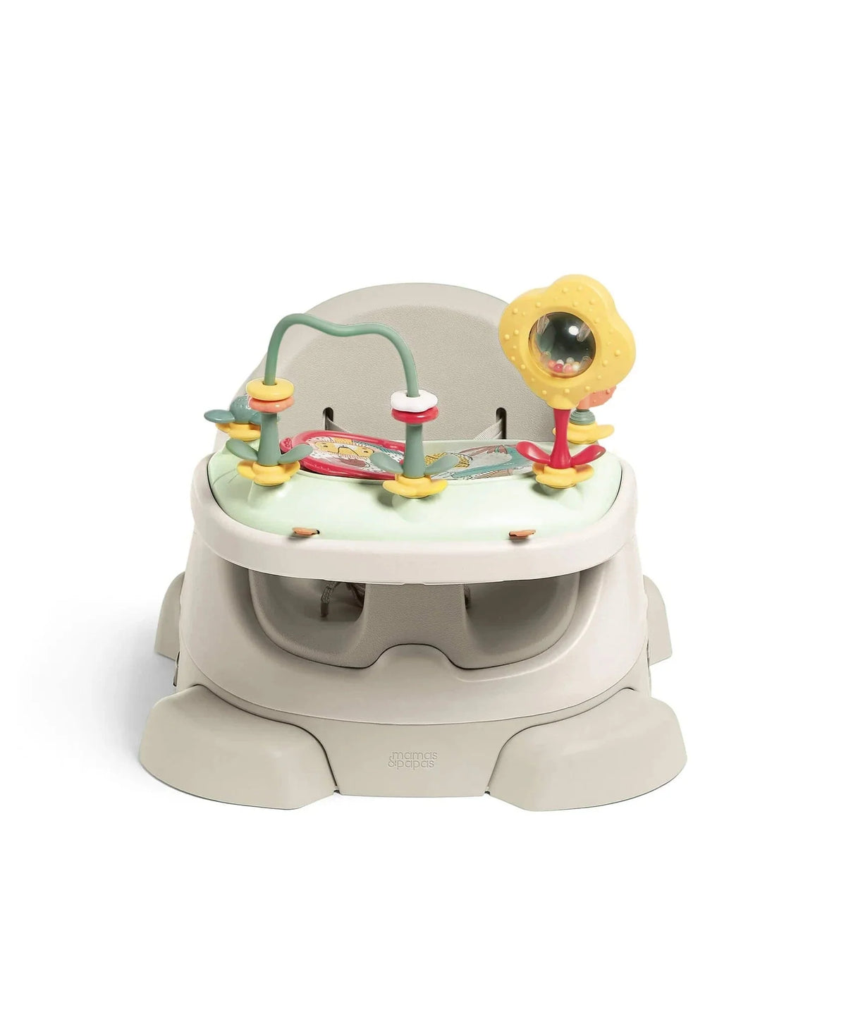 Mamas & Papas Baby Bug activity tray in Clay, imported from the UK