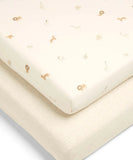 Mamas & Papas cot sheets safari and marl, imported from the UK