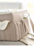 Mamas & Papas nappy caddy neutral waffle fabric - British product