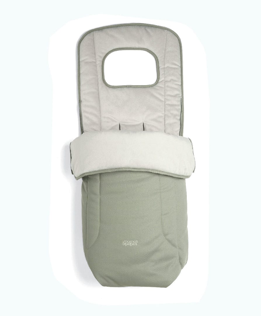 Mamas & Papas Vardo footmuff in Sage, imported from the UK