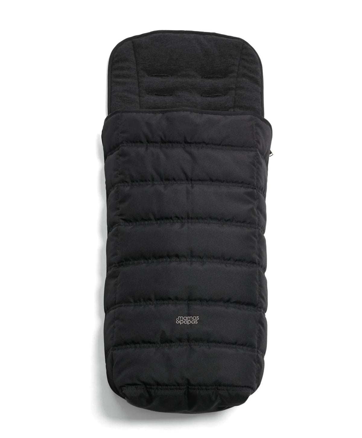 Mamas & Papas All Seasons footmuff in black, imported from the UK