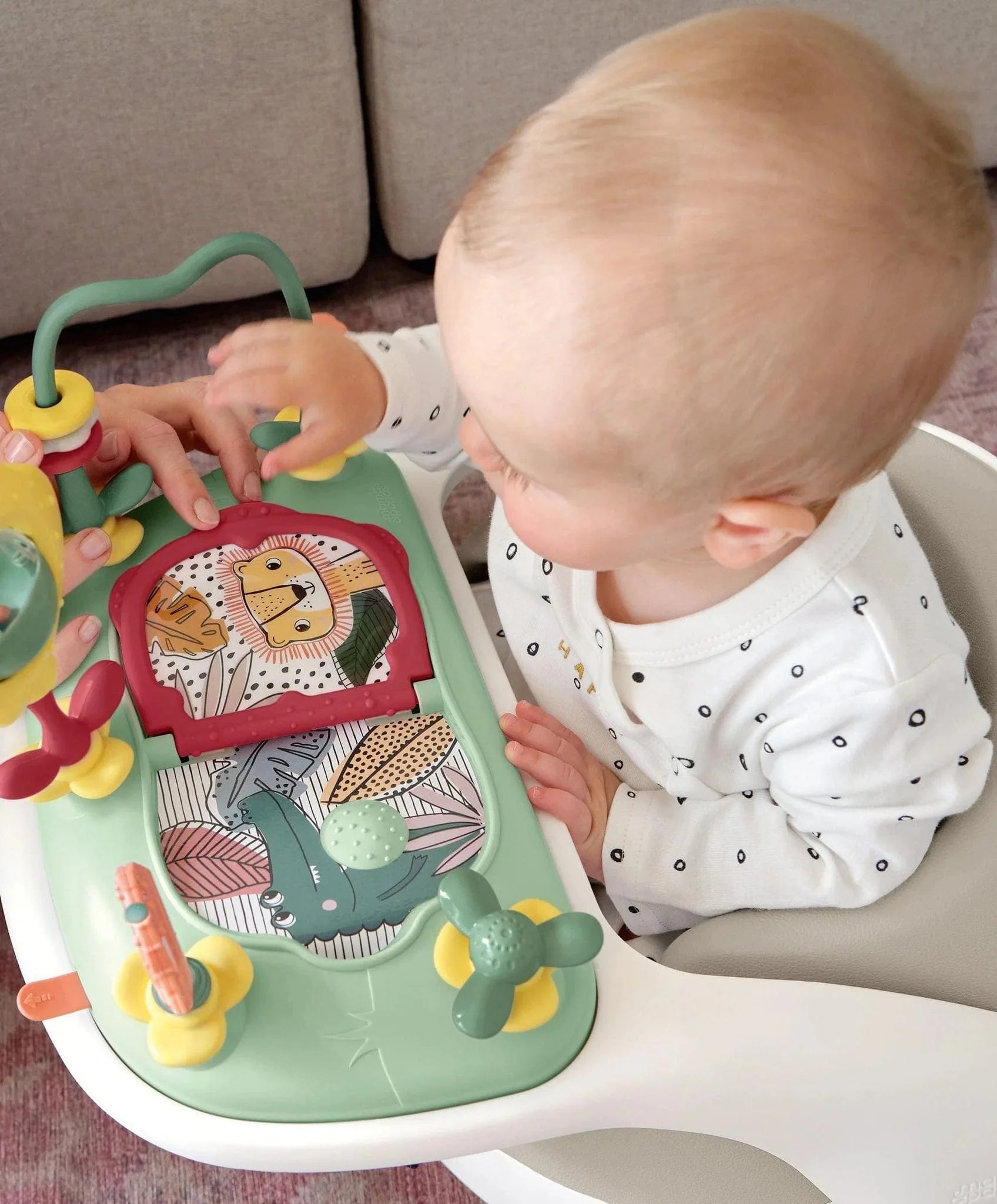 Mamas & Papas Baby Snug clay tray seat, imported from the UK