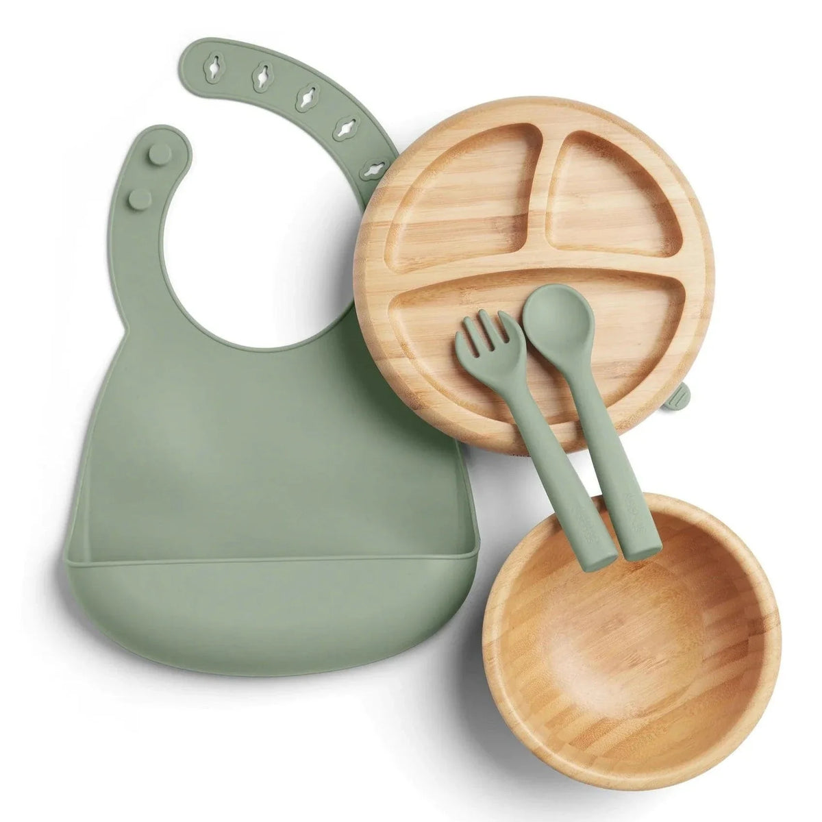 Mamas & Papas bamboo weaning set Kiwi, imported from the UK