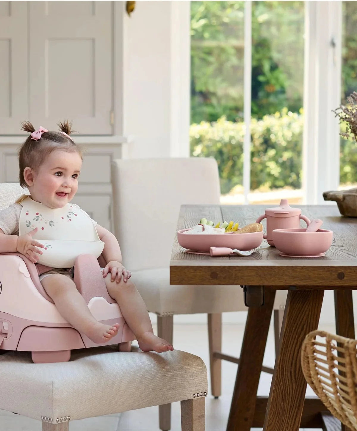 Mamas & Papas silicone weaning set in Melba, imported from the UK
