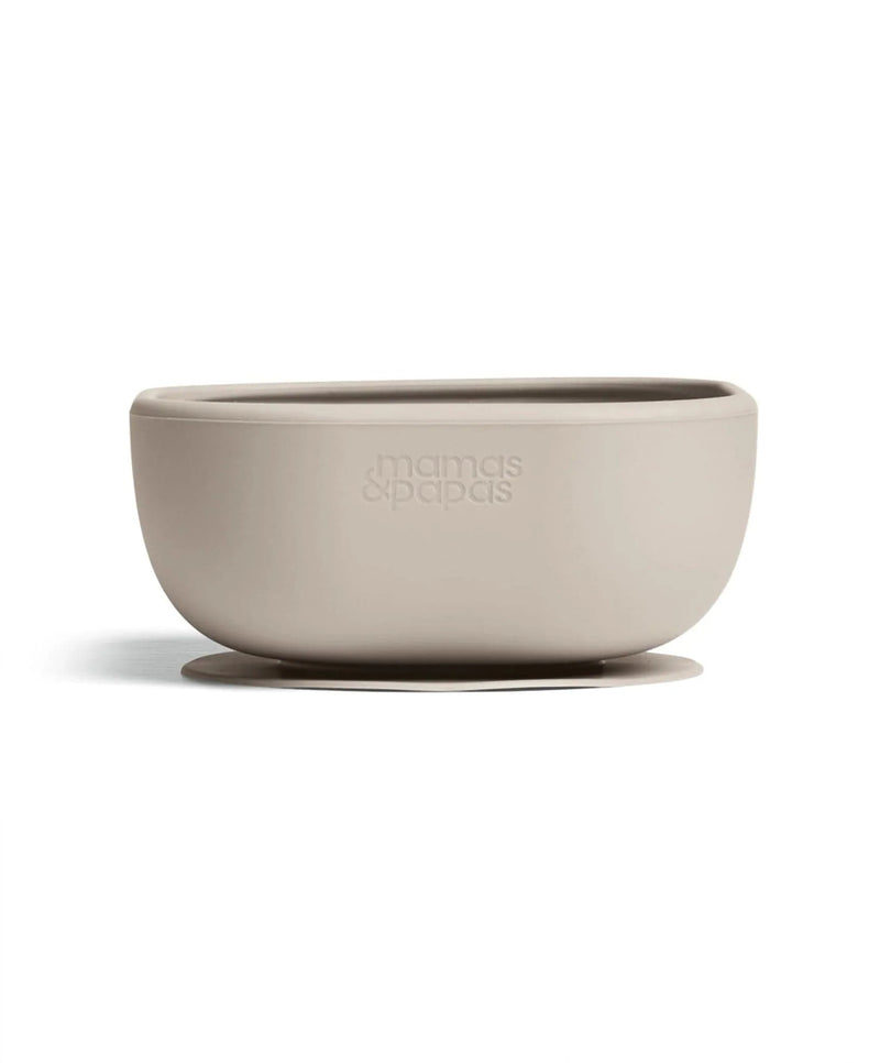 Mamas & Papas silicone weaning set in Truffle (British brand)
