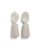 Mamas & Papas silicone weaning set in Truffle (British brand)