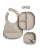 Mamas & Papas silicone weaning set in Truffle (British brand)