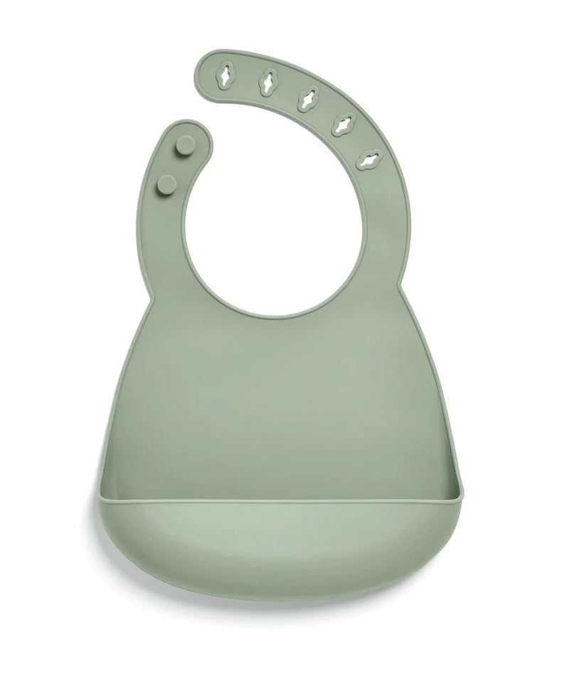 Mamas & Papas silicone bibs 2 pack in Dino Teal (British brand)