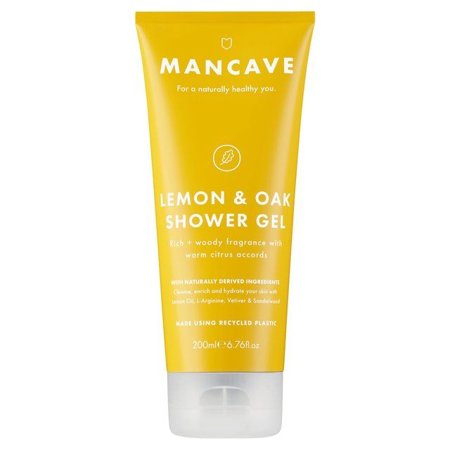 ManCave Lemon &amp; ג'ל רחצה אלון 200 מ"ל