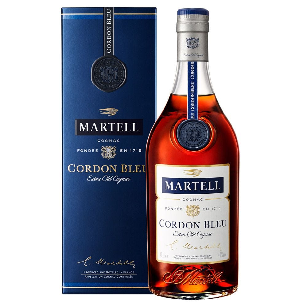 Martell Cordon Bleu cognac 70cl - British product