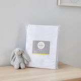 Martex Baby Twin Pack Fitted Sheet Crib White